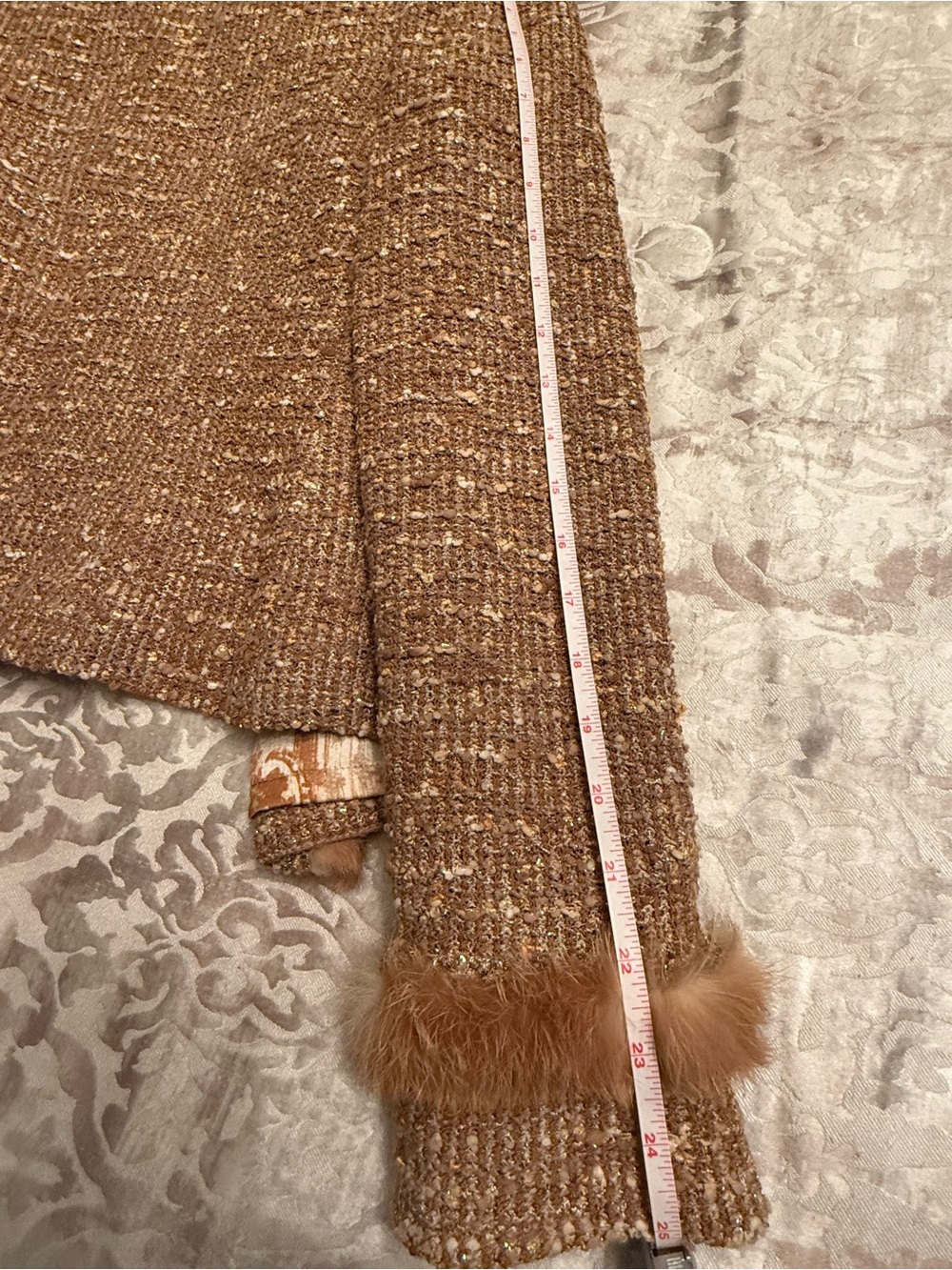 NWOT St John Couture Alpaca Fur Luxe Jacket - Picture 11 of 11